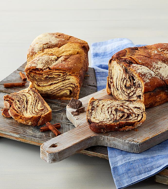 Chocolate & Cinnamon Babka Duo