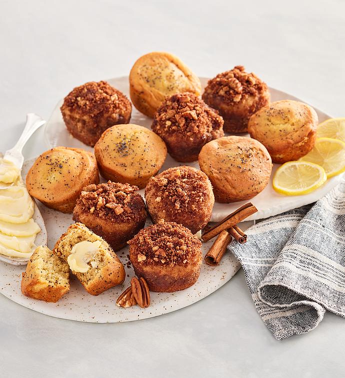 Gluten Free Lemon Poppyseed and Cinnamon Streusel Muffins