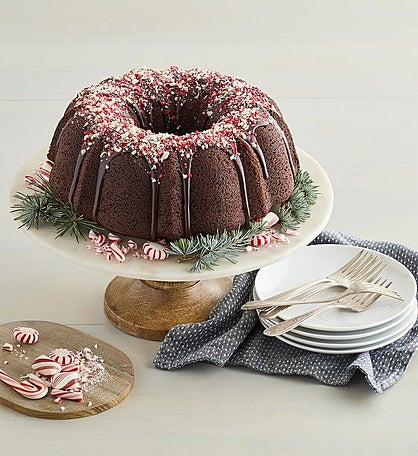 Chocolate Peppermint Bundt Cake