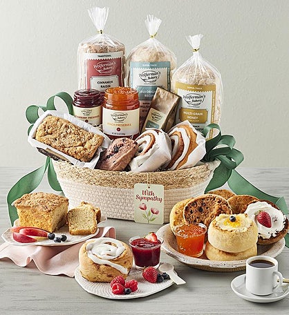 Deluxe Sympathy Bakery Basket