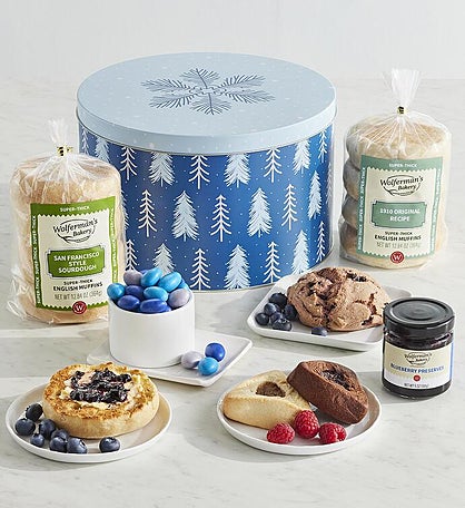 Wintertime Bakery Tin