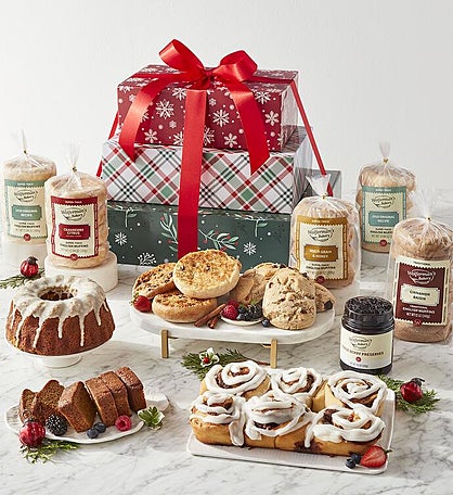 Grand Christmas Cheer Gift Tower