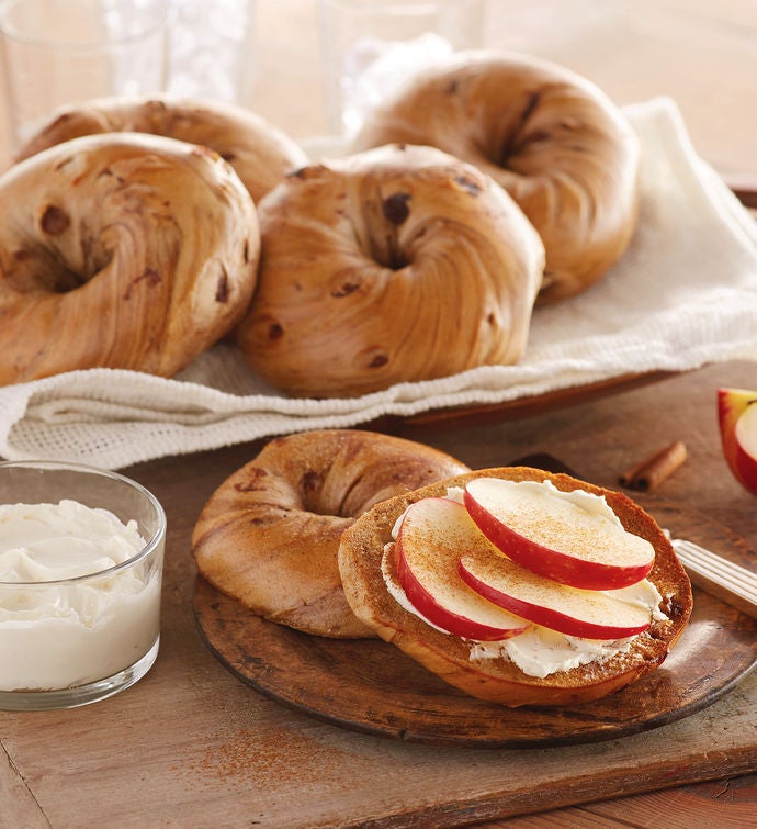 Davidovich Bakery New York Cinnamon Raisin Bagels Wolferman's