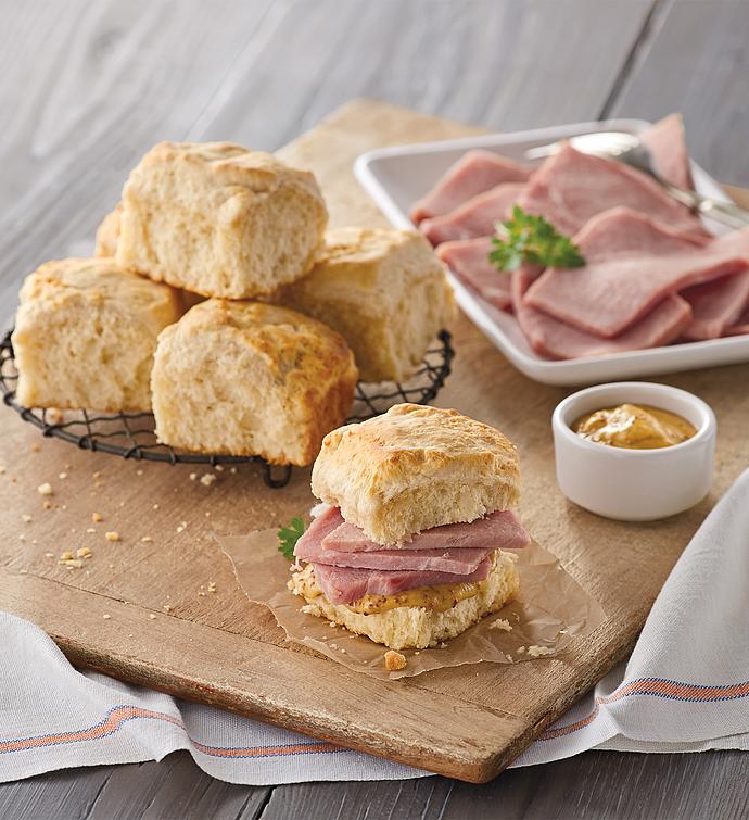 City Ham and Buttermilk Biscuits