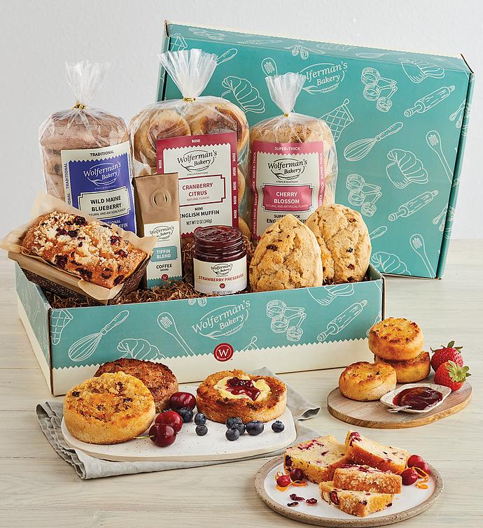 Grand Berry Breakfast Box by Wolferman's - Gourmet Gift Delivery - Just Because Gifts - Gift Boxes Delivered