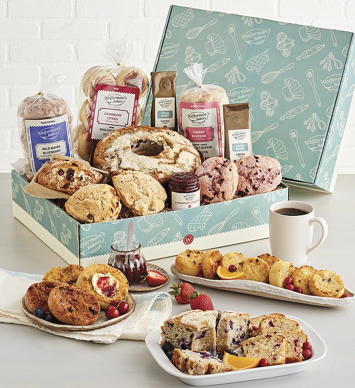 Grand Berry Breakfast Box by Wolferman's - Gourmet Gift Delivery - Just Because Gifts - Gift Boxes Delivered