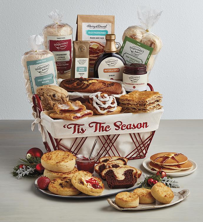 Deluxe Christmas Bakery Basket | Wolferman's