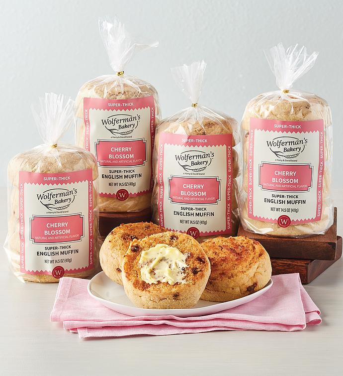 Cherry Blossom Super Thick English Muffins   4 Packages