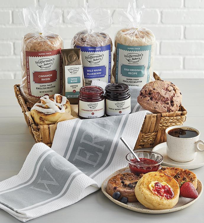 Deluxe Bakery Gift Basket Wolferman's