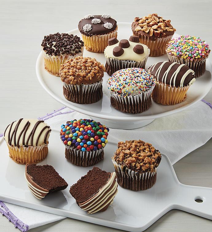 Chocolate-Dipped Cupcakes | Wolferman's