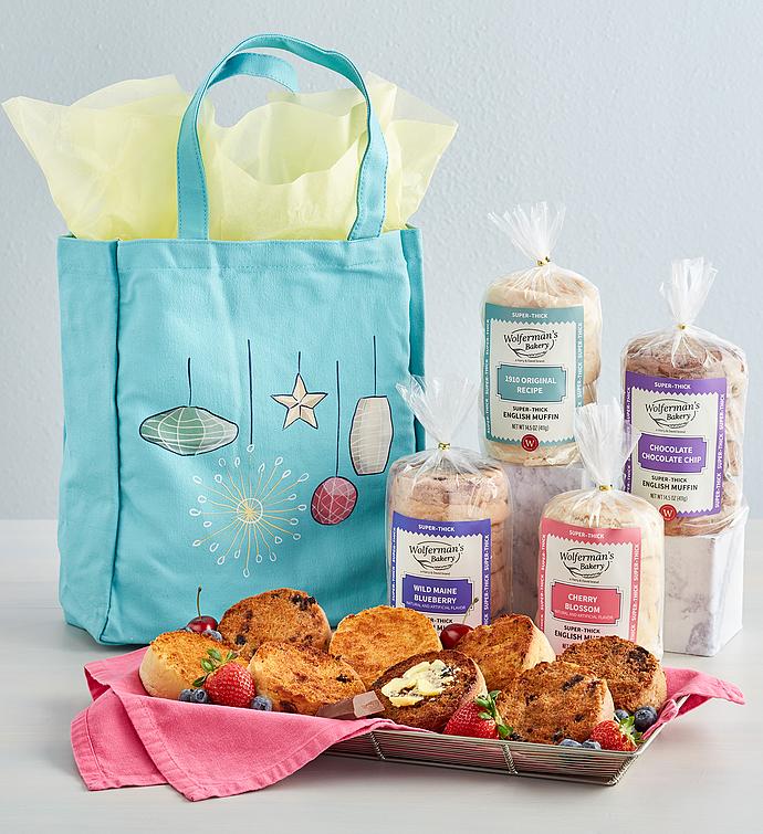 SuperThick English Muffins Tote Gift Wolferman's