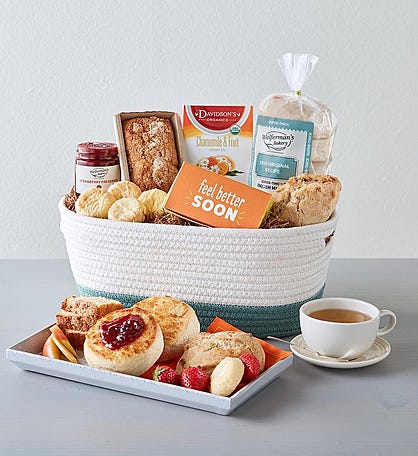 get well soon gift basket  Get well soon gifts, Get well soon, Gift  baskets for women