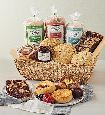 Baked Goods Deluxe Gift Basket by