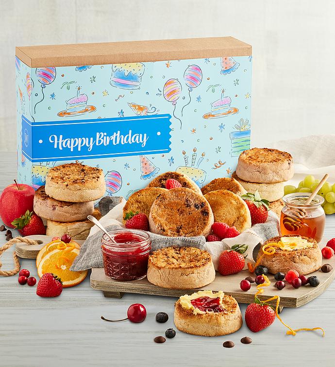 Mix & Match Super Thick English Muffin Birthday Bakery Gift   Pick 6