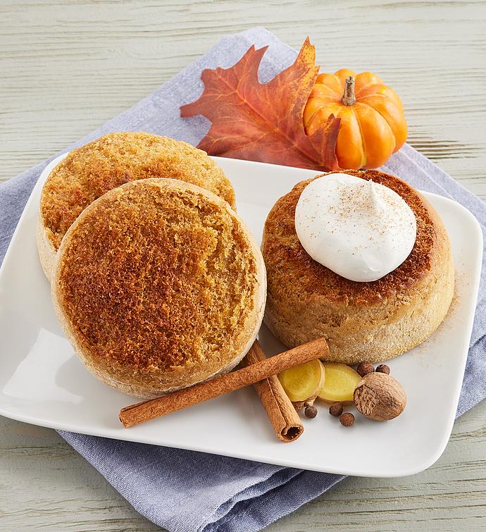 Pumpkin Spice Super-Thick English Muffins - 6 Packages