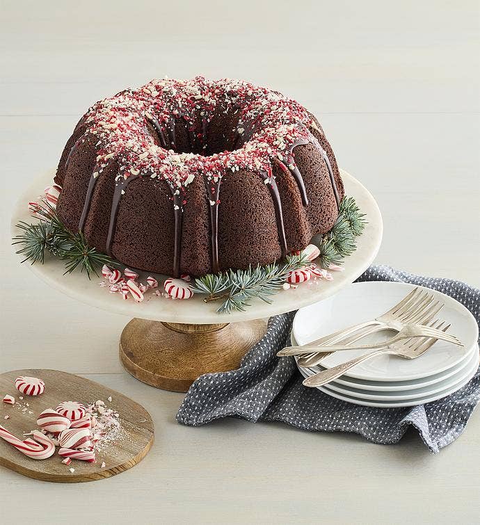 Chocolate Peppermint Bundt Cake