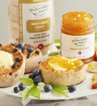 Super-Thick English Muffins with Spreads