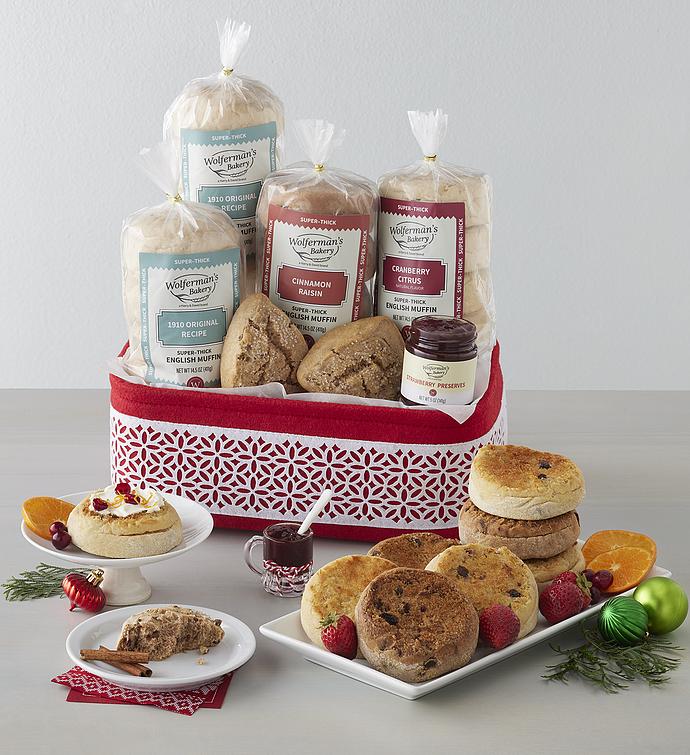 Cozy Holiday Bakery Basket