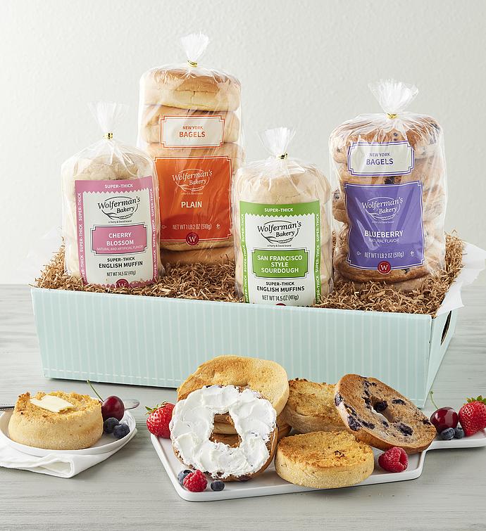 Wolferman's® English Muffin & New York Bagel Gift Box