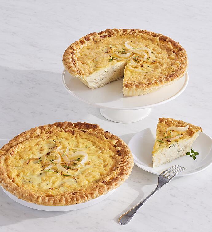 Triple Cheese & Caramelized Onion Quiche Duo