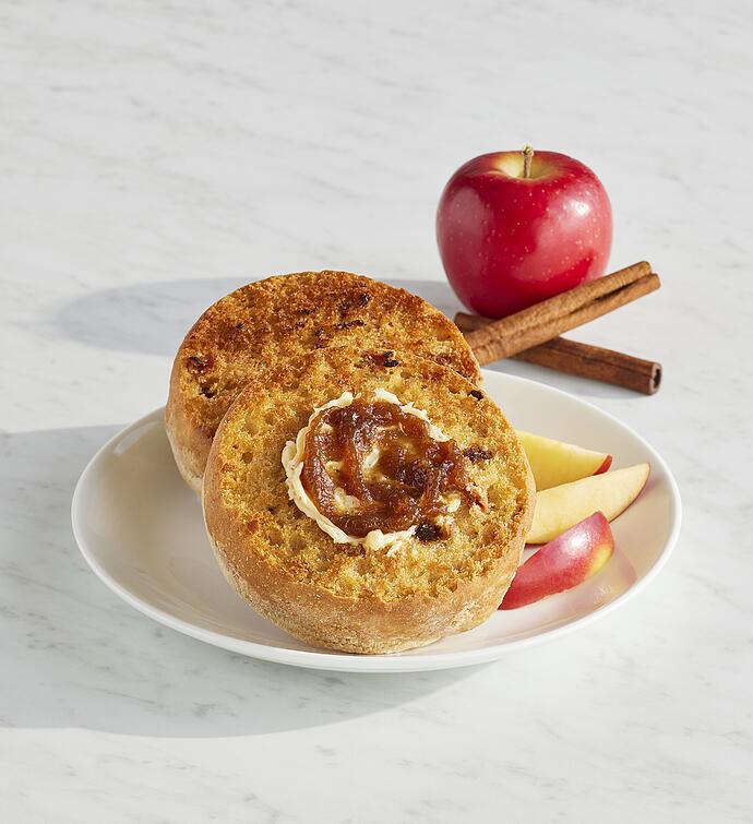 Apple Cinnamon   4 Super Thick English Muffins