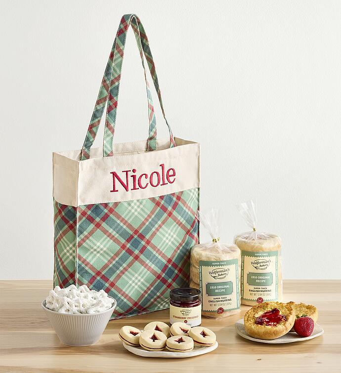 Personalized Christmas Cheer Tote Gift